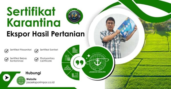 Sertifikat Karantina Ekspor Hasil Pertanian