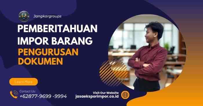 Pemberitahuan Impor Barang Pengurusan Dokumen